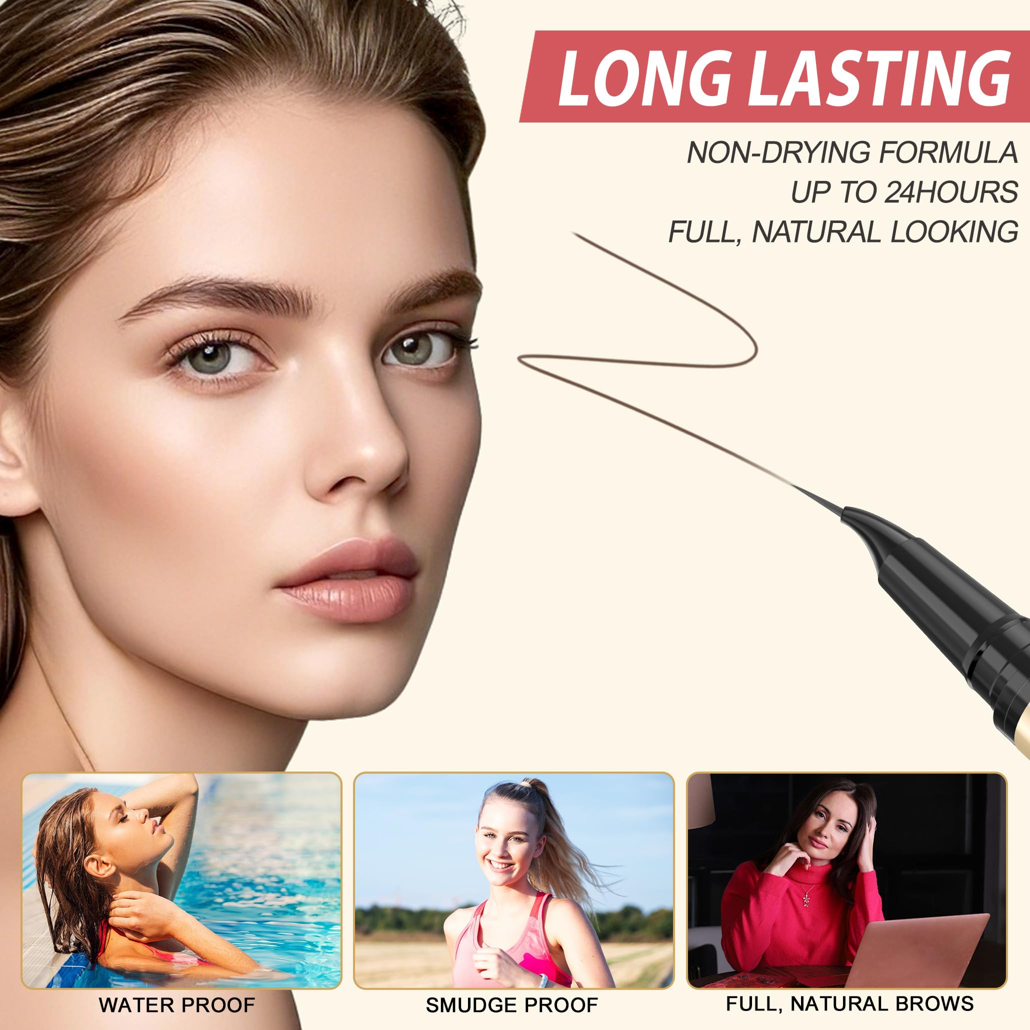 Teinte brun foncé LAVONE pour un look naturel et profond.