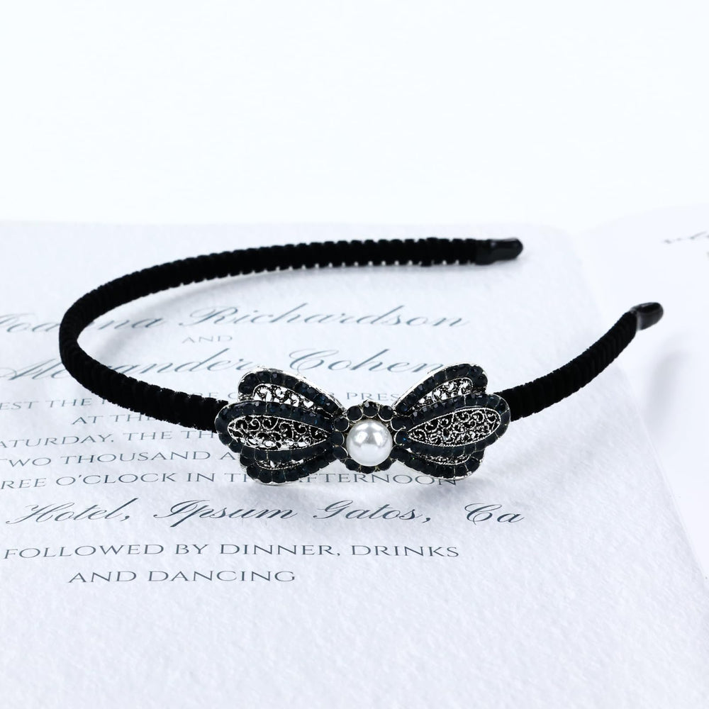 Lawie bandeau cheveux classique noir pour un usage polyvalent.