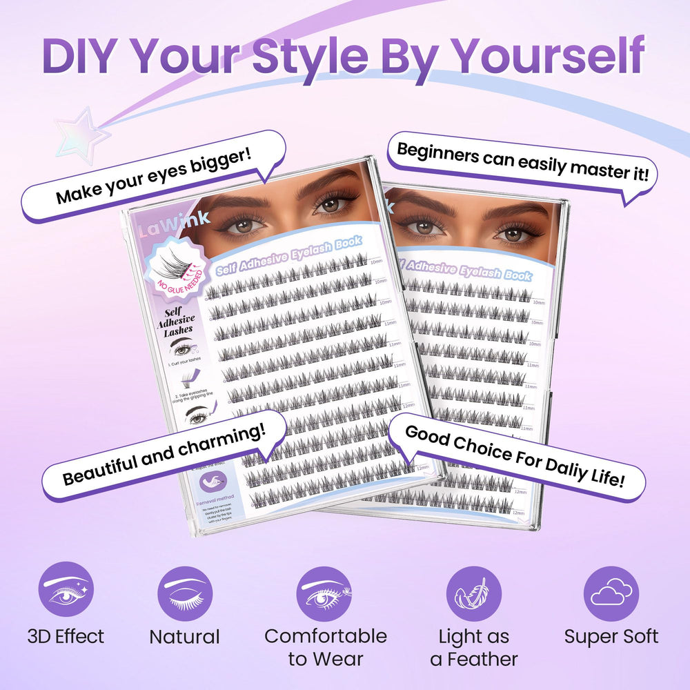 Lawink kit application cils et pinces pour une pose précise.