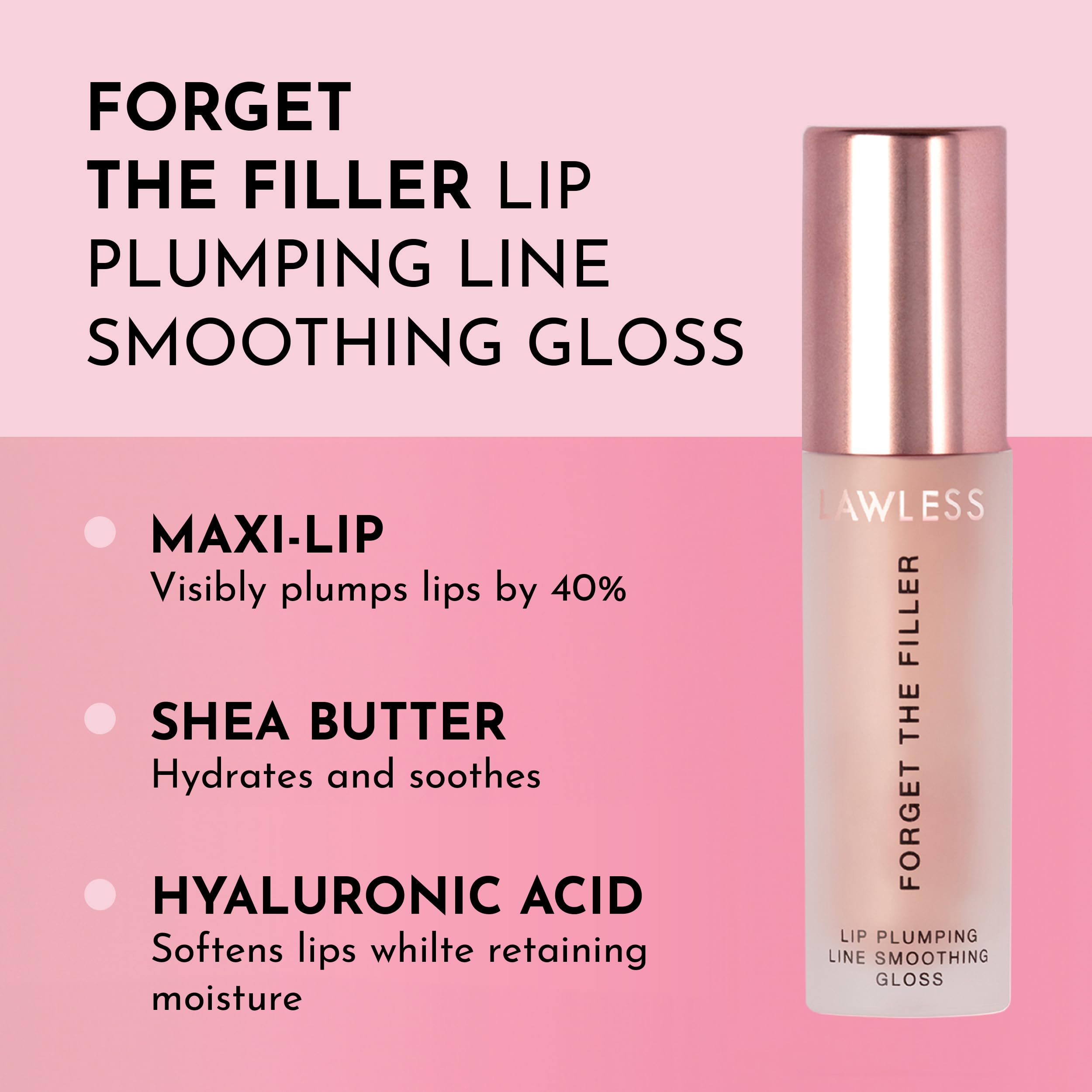 Application douce avec l’applicateur Lawless Forget the Filler