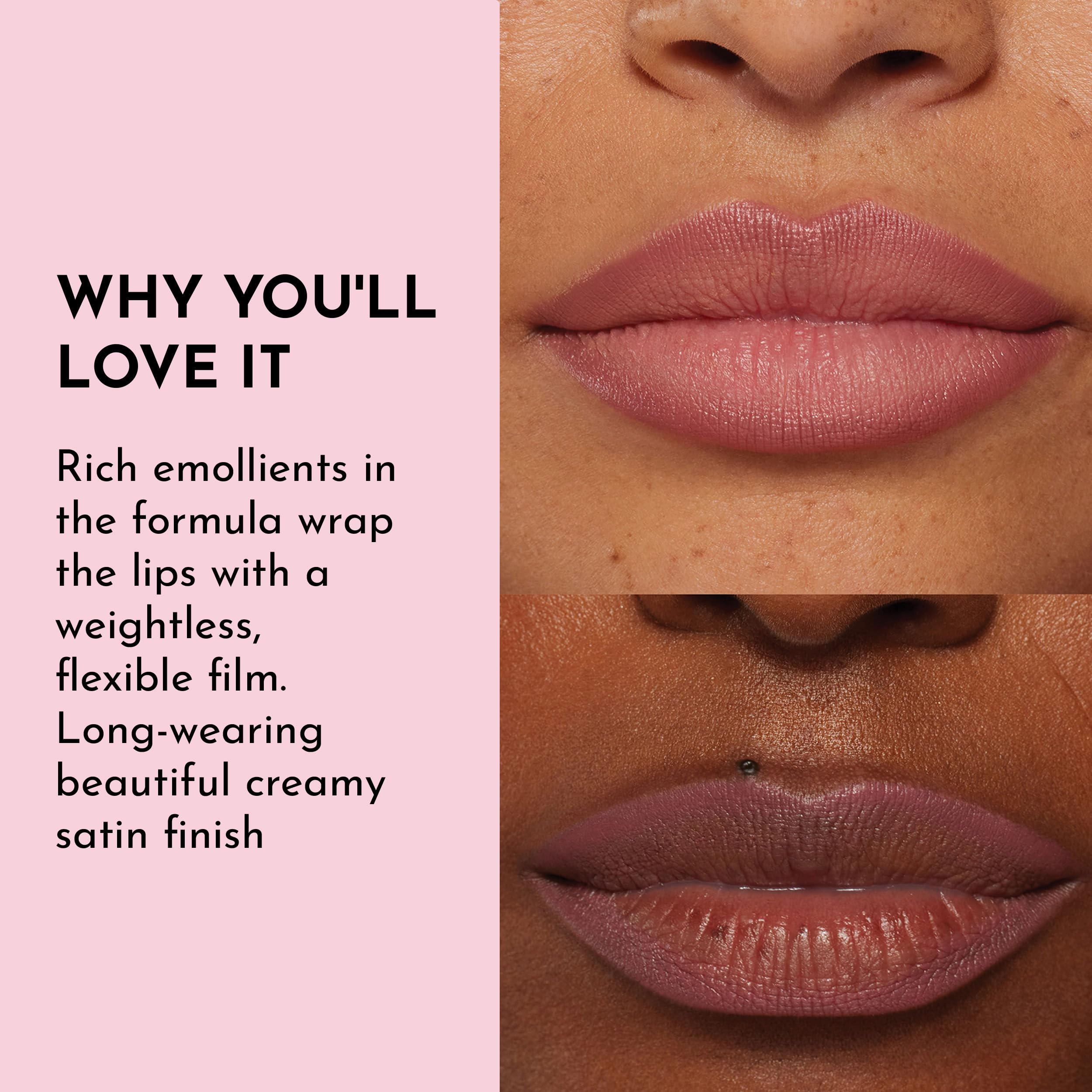 Lawless Forget the Filler Definer Liner Rosewood swatch demonstrates subtle lift and contour.
