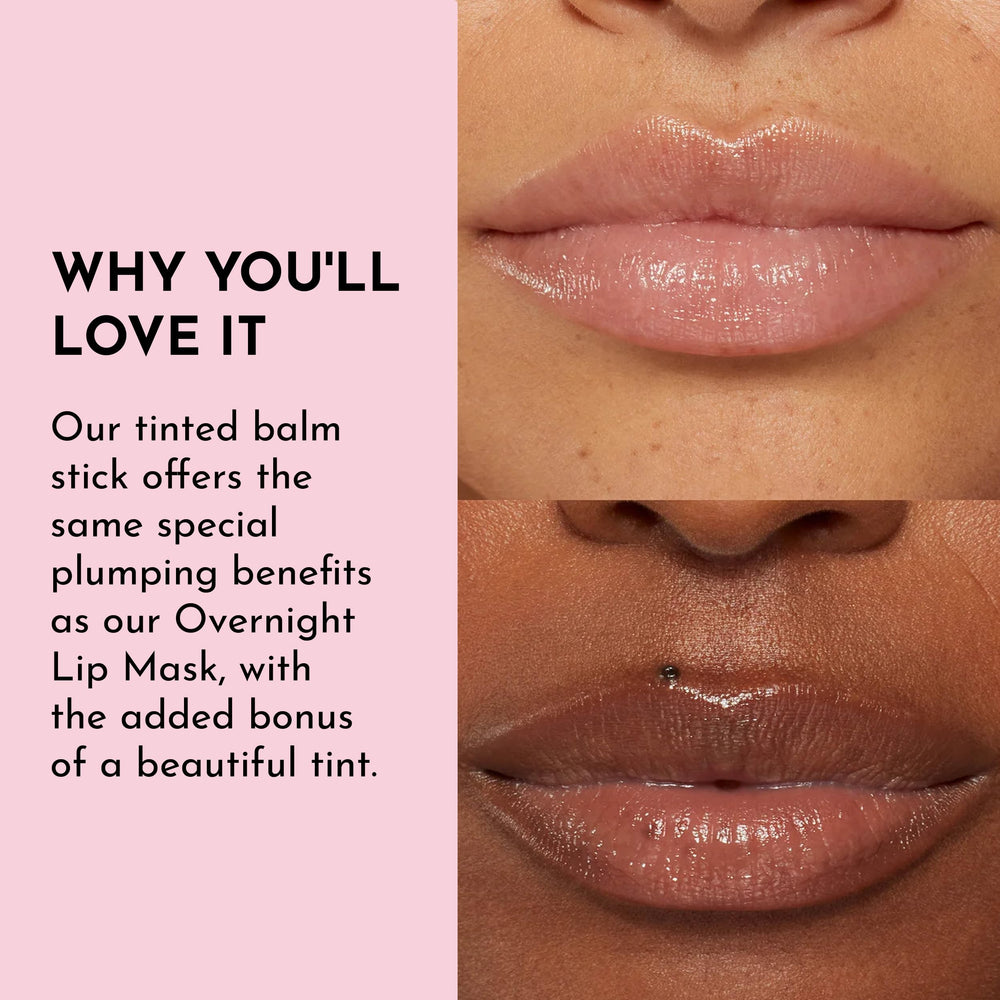 Effet plumping léger grâce au complexe Maxi-Lip.