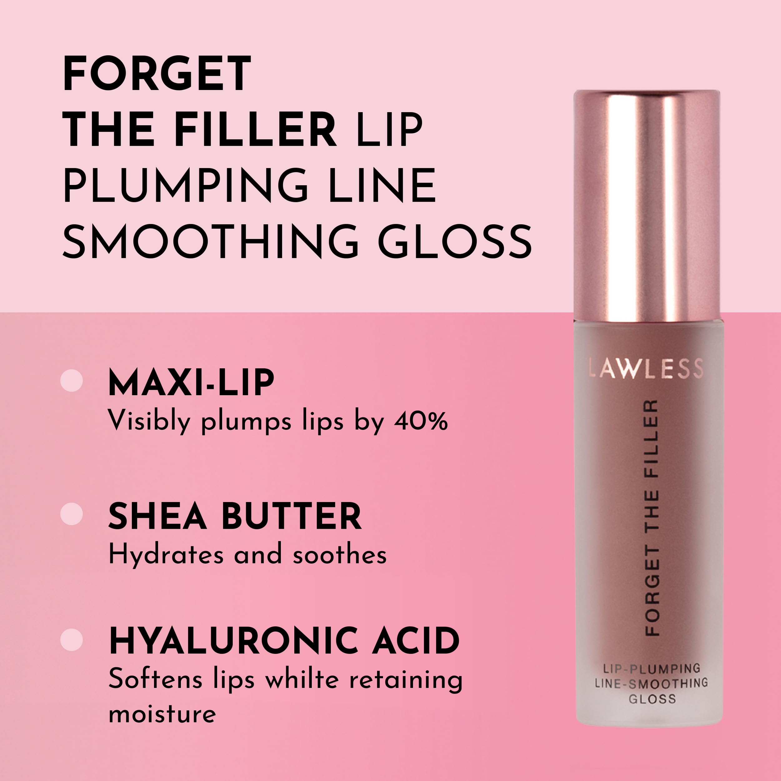 Applicateur doux Lawless Forget The Filler pour une application précise et confortable