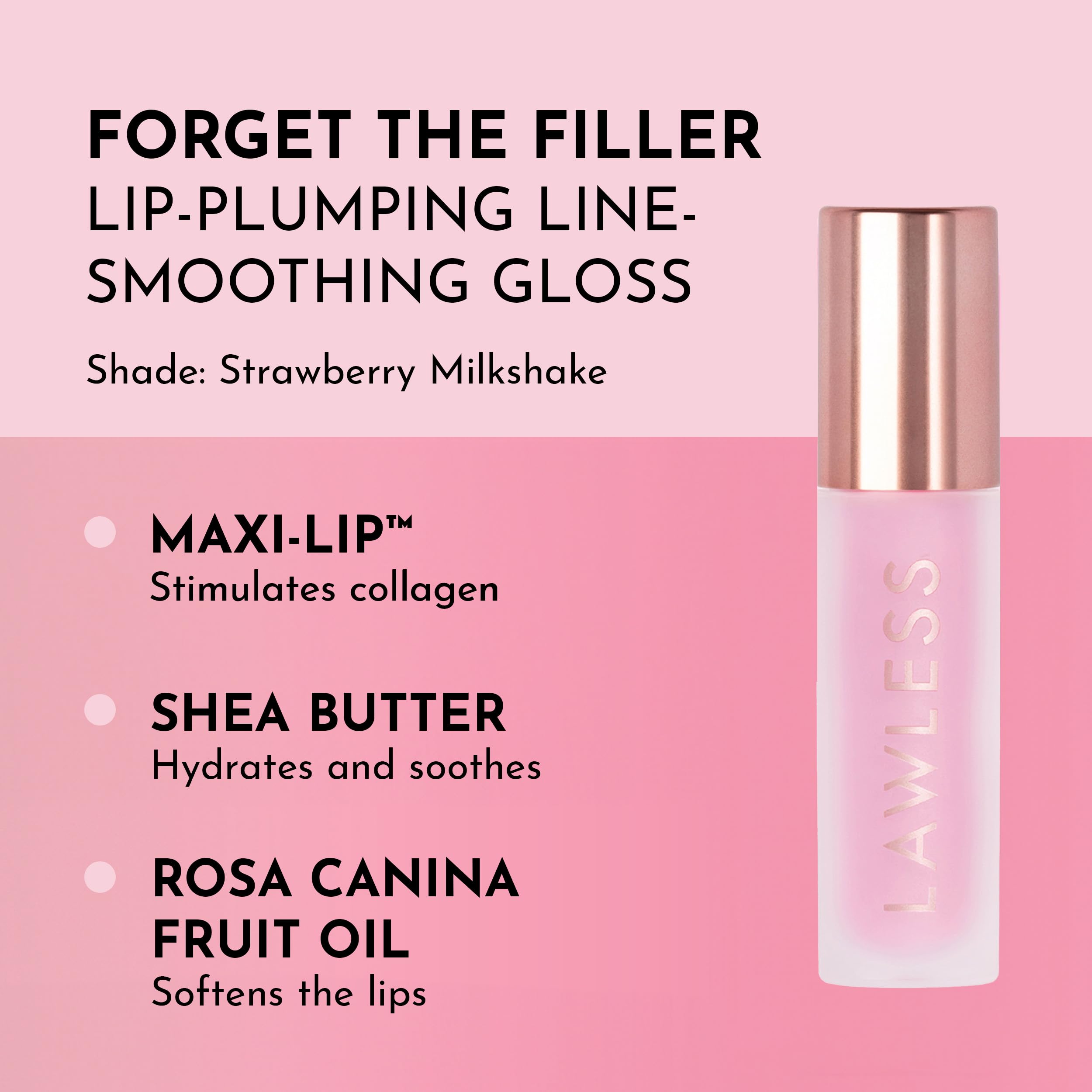 Applicateur Lawless Forget the Filler prêt pour une application précise.