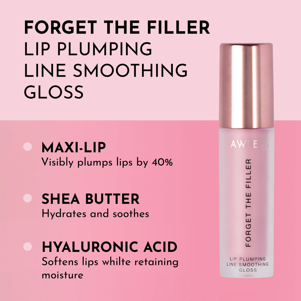 Lawless Forget The Filler Lip Plumper – Embout précis pour une application douce.
