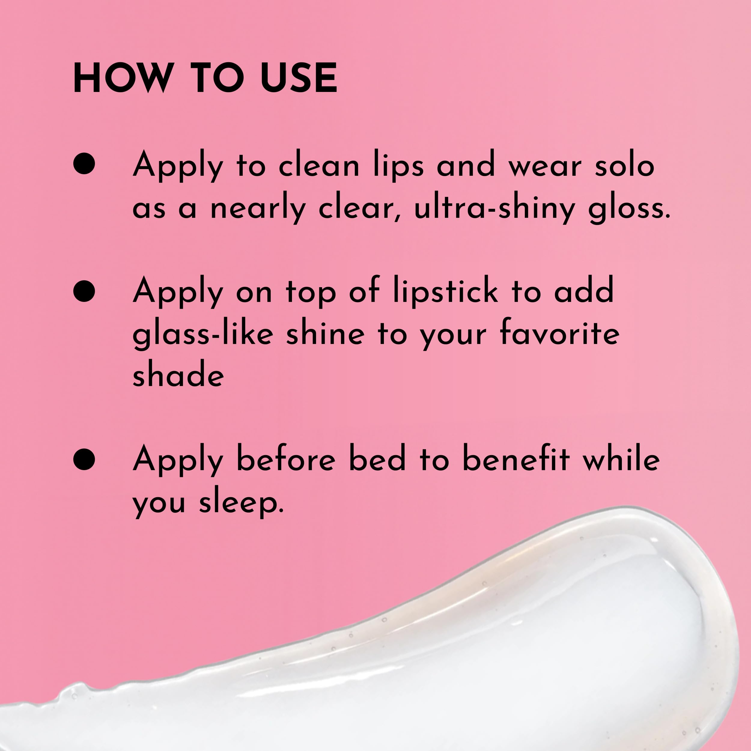 Routine nocturne avec Lawless gloss pour lèvres revitalisées au réveil.