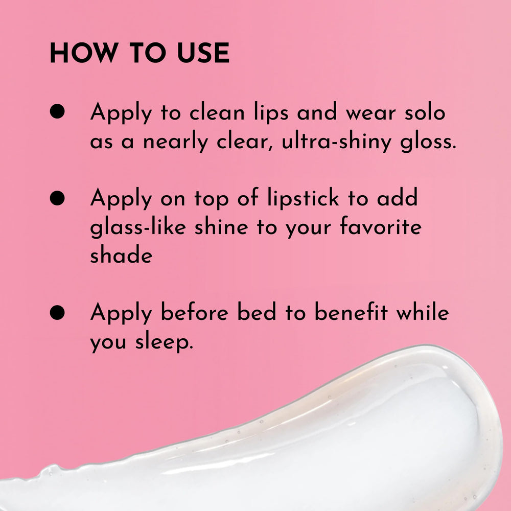 Routine nocturne avec Lawless gloss pour lèvres revitalisées au réveil.