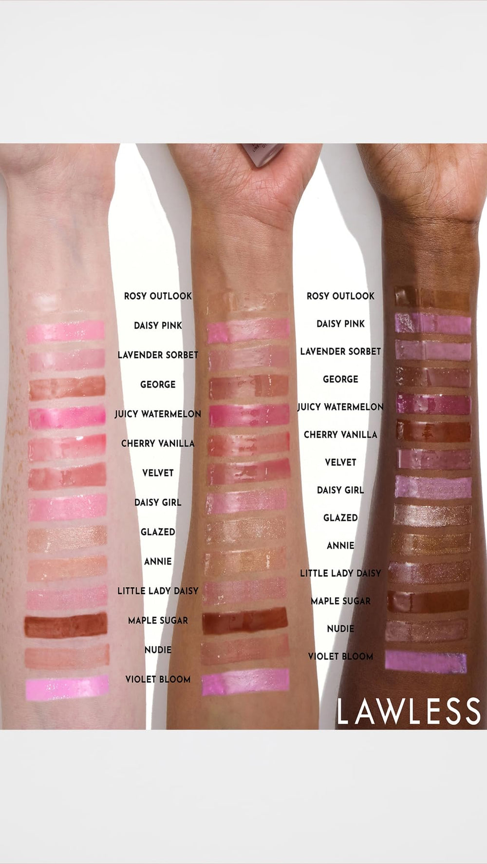 Packaging simple et elegant Lawless Daisy Pink