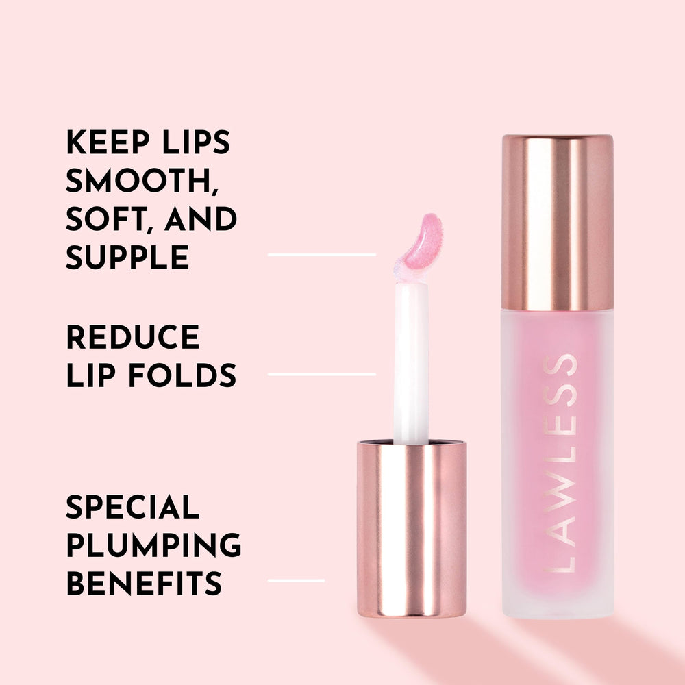 Lawless ingrédients beurre karité huile rose musquée: soin nourrissant pour lèvres douces.