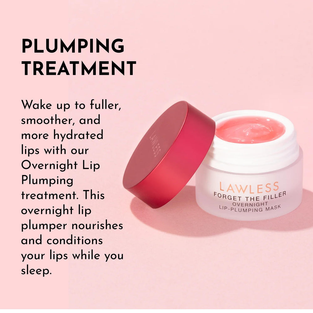 Céréales ceramides et barrière cutanée renforcée avec LAWLESS Forget the Filler Lip Mask