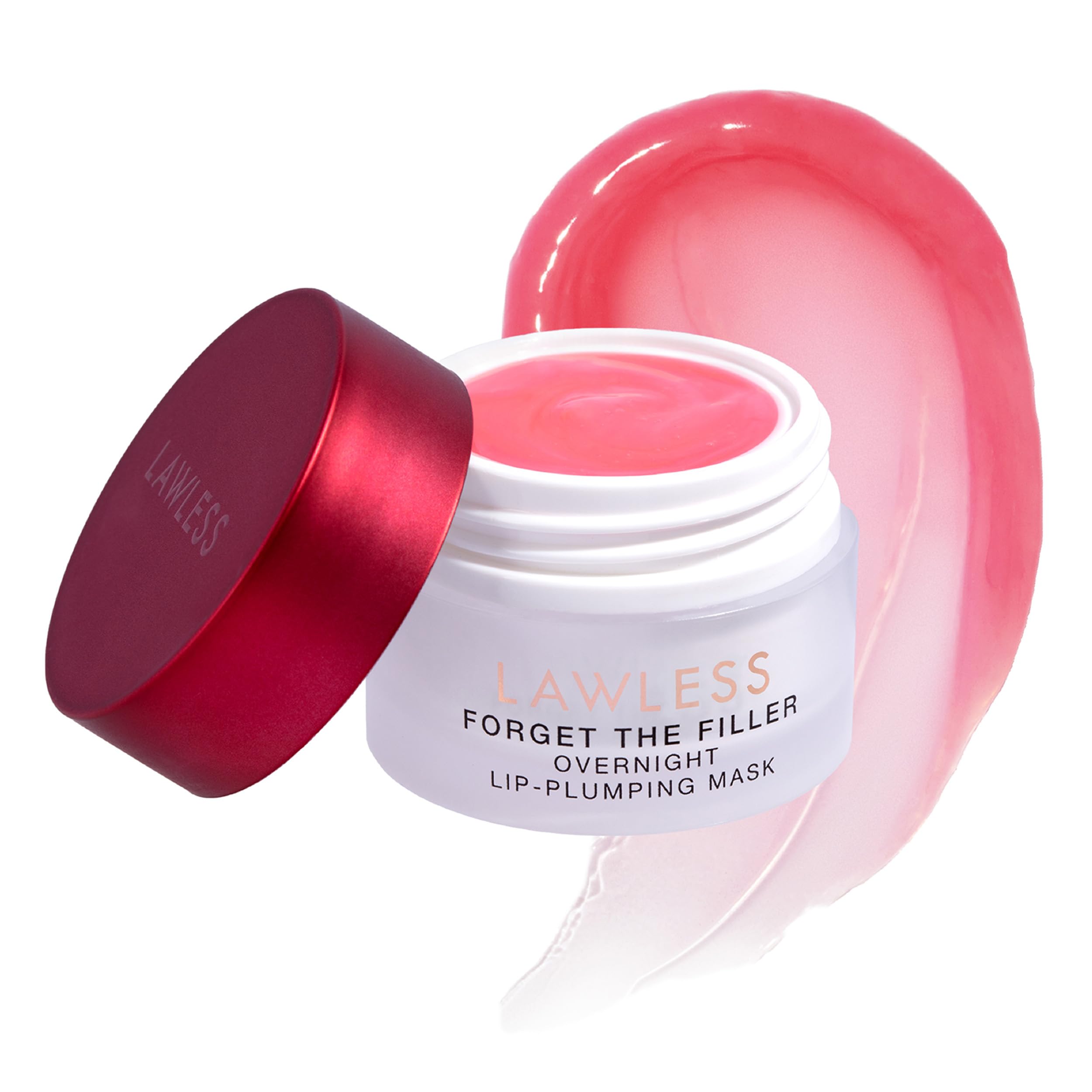 Pot LAWLESS Forget the Filler Lip Mask cerise vanille, hydratation nocturne