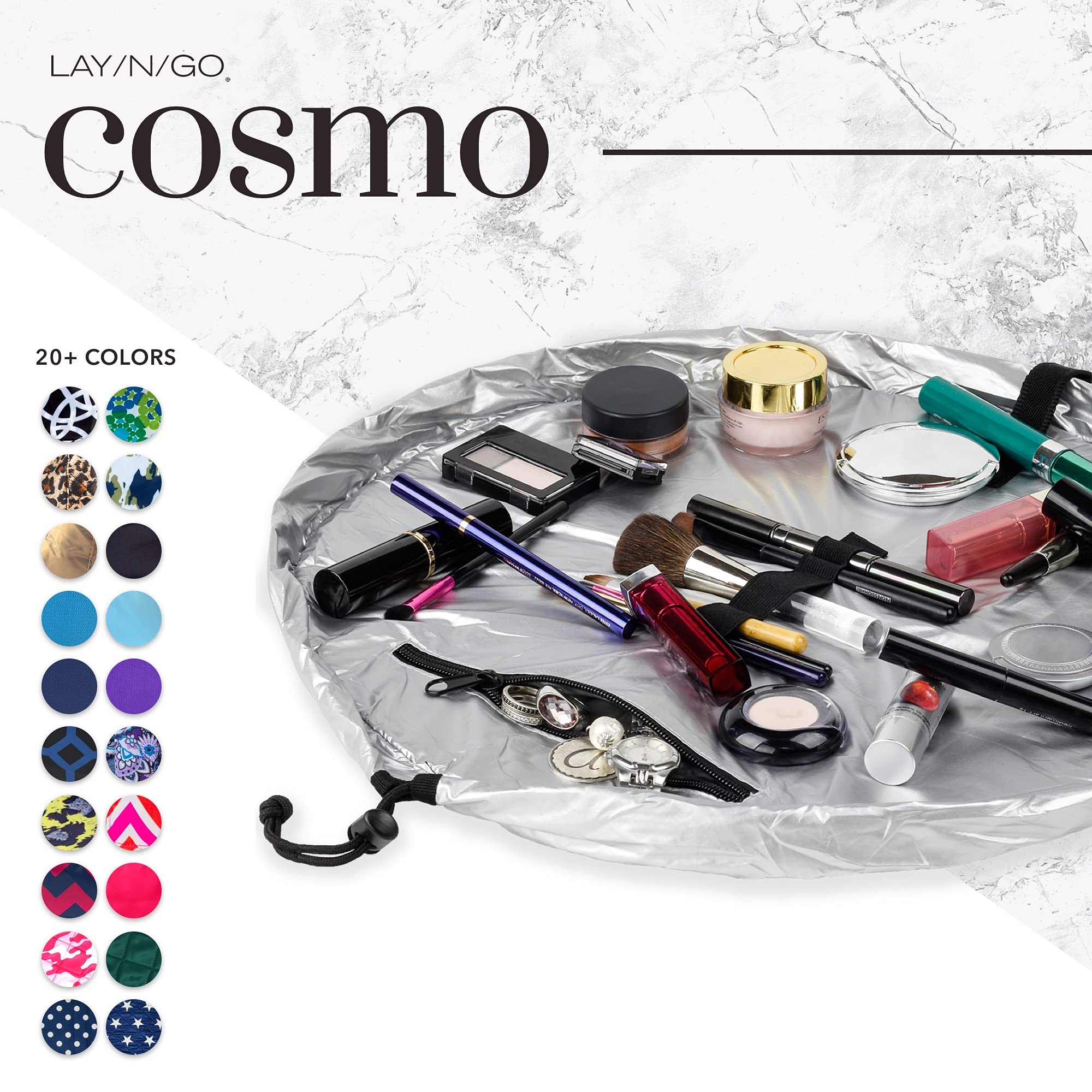 Lay-n-Go Cosmo bords relevés pour stabilité dans vos déplacements