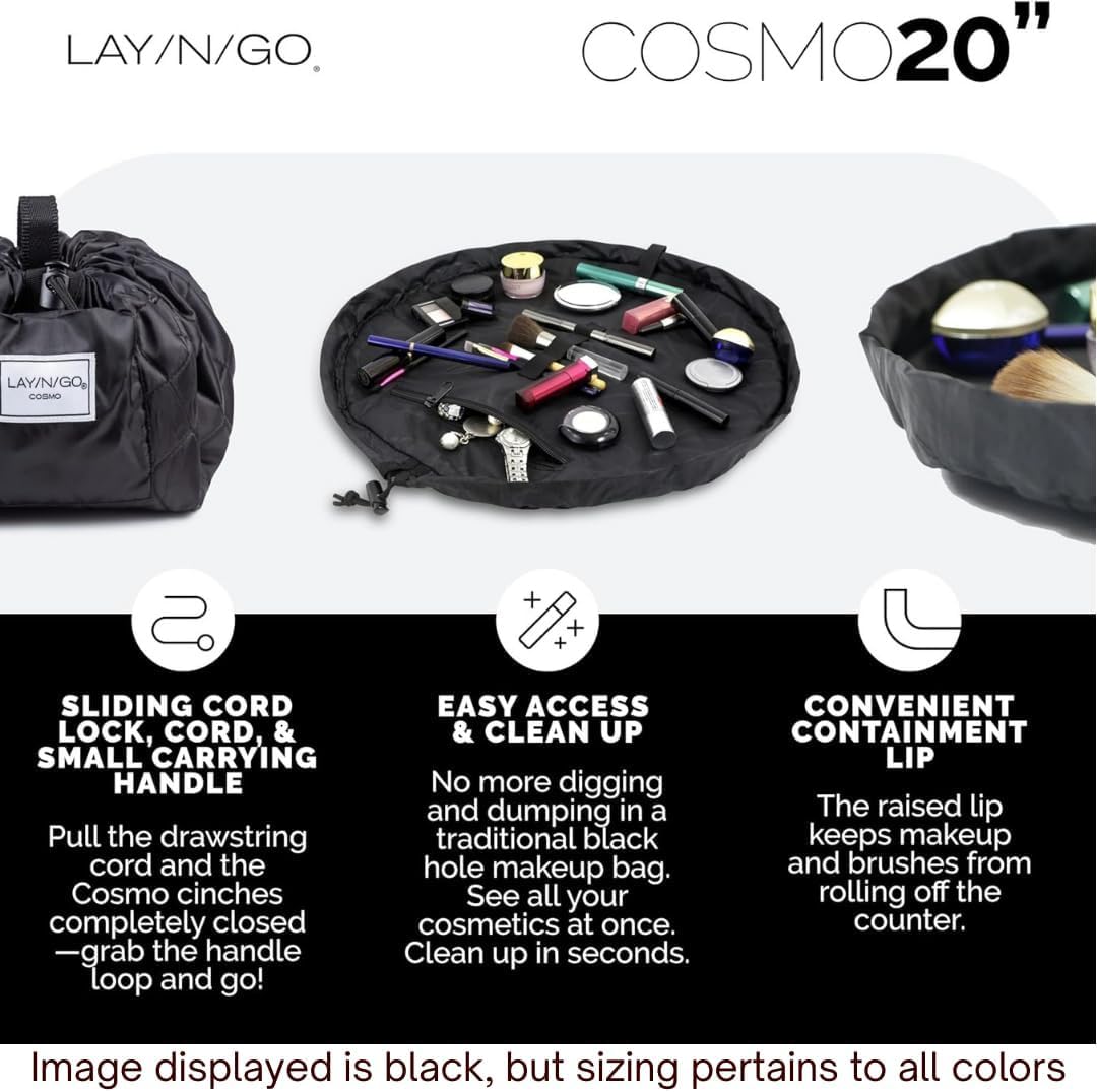 Lay-n-Go Cosmo: design compact pour tenir dans votre bagage.