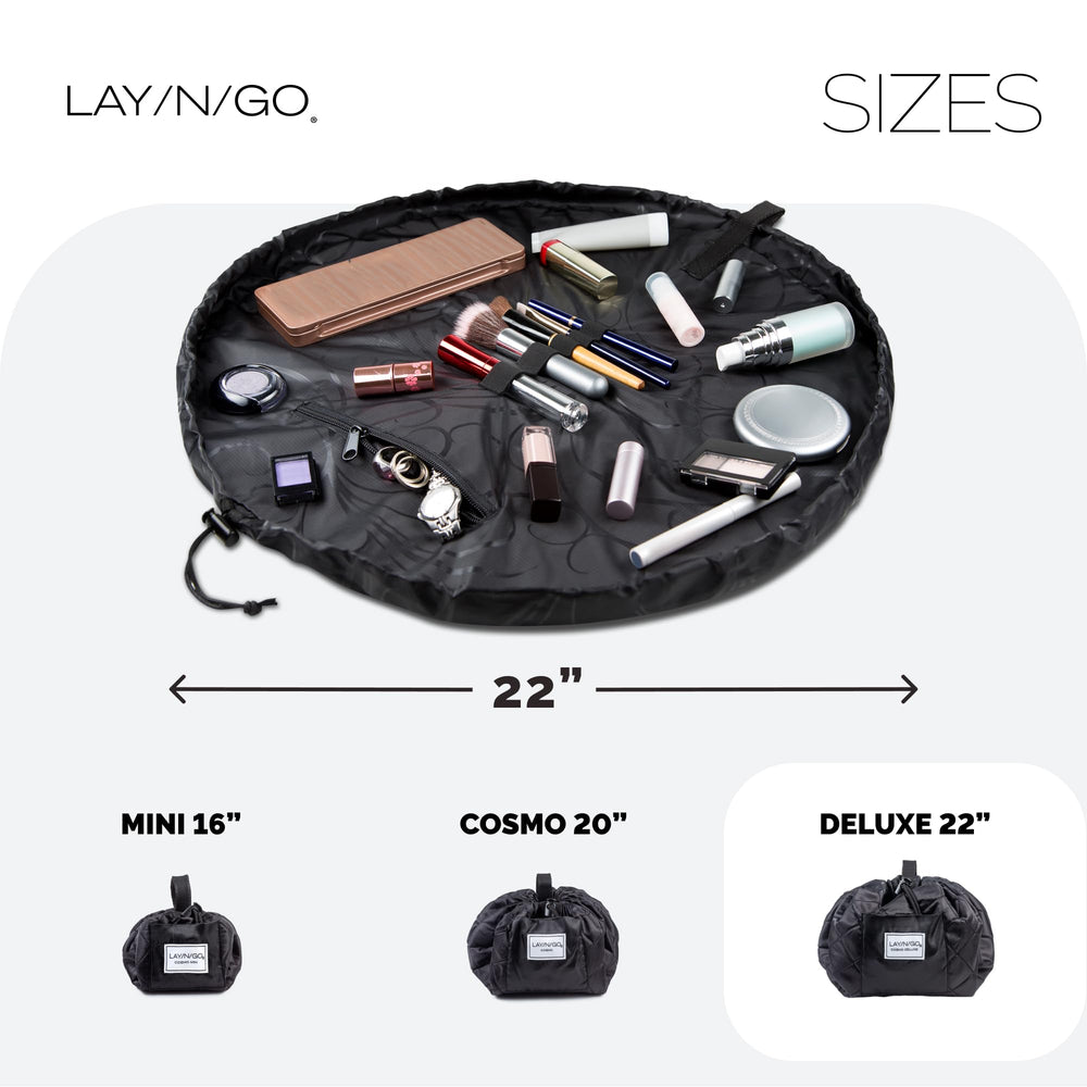 Lay-n-Go Cosmo tissu résistant et lavable, idéal contre les éclaboussures.