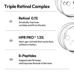 Texture légère du LayerLab Triple Retinoid et absorption rapide.