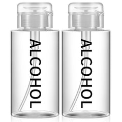 Layhit bouteille-pompe-alcool-10oz transparente, pratique pour usage domestique.