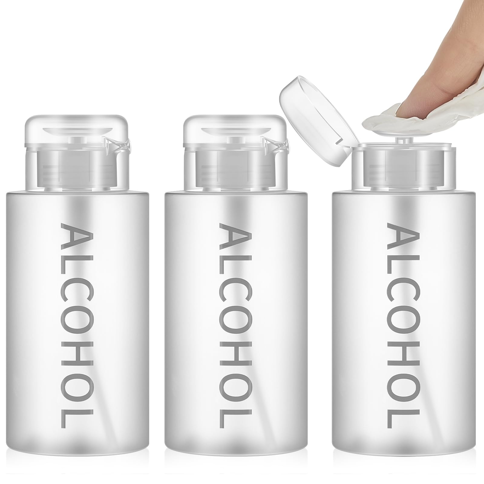 Layhit bouteille-pompe-alcool-300ml-transparent: dosage précis et pratique.