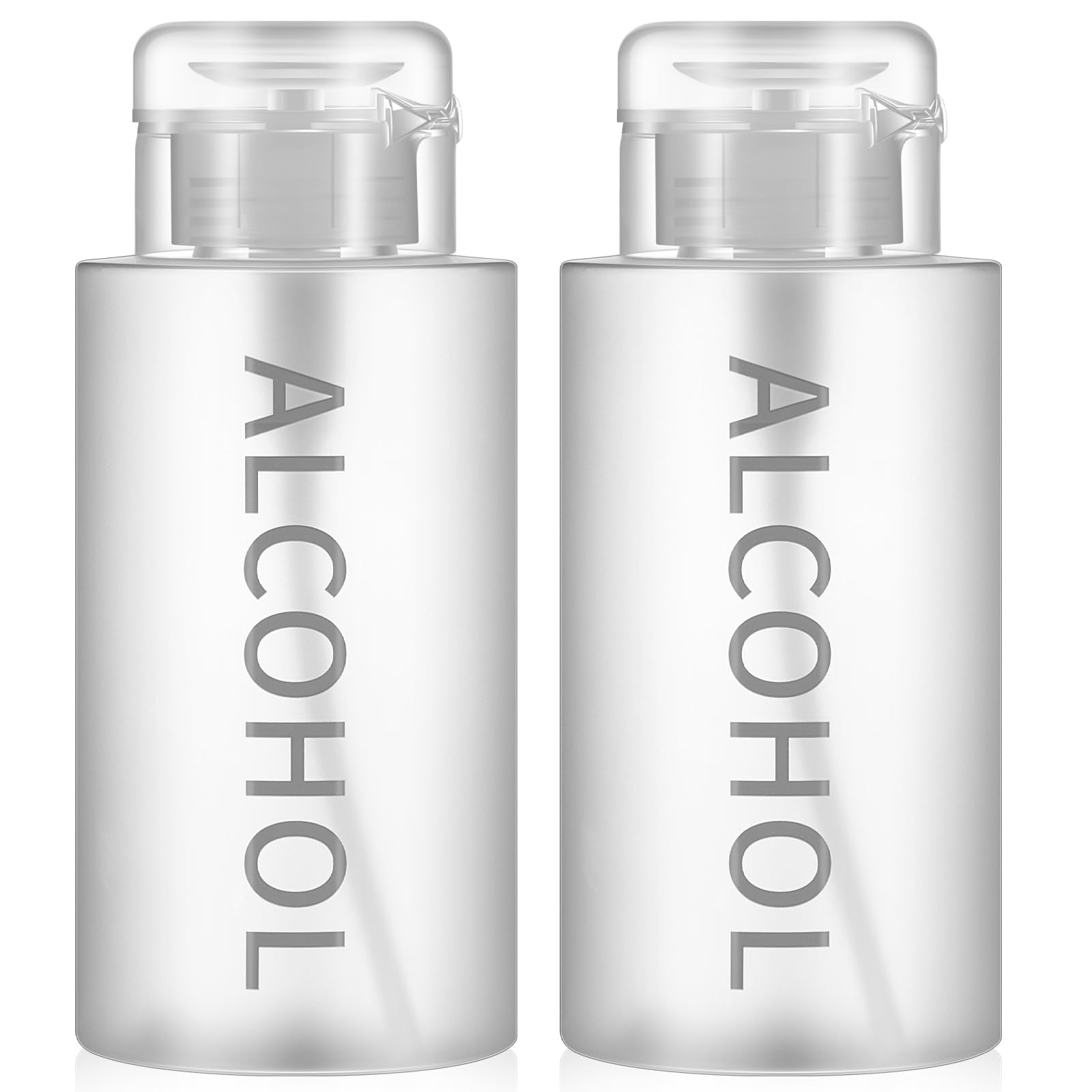 Layhit: bouteilles alcool pompe 10oz, ensemble de 2, pratique et réutilisables.