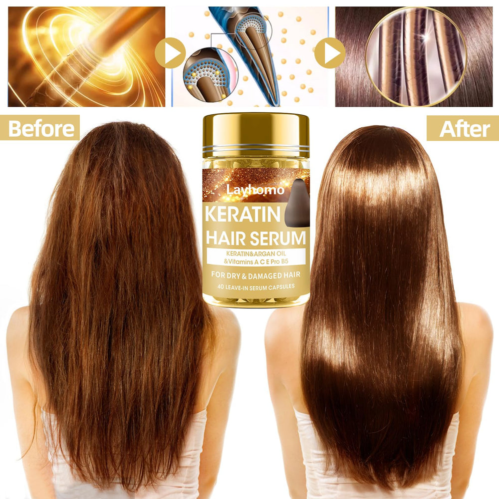 Huile d’argan et avocat Layhomo pour cheveux nourris et soyeux