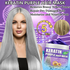 Layhomo Masque Cheveux Blond Platine: intensifie la couleur et nourrit les longueurs.