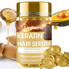 Sérum Layhomo à la kératine en flacon, douceur et brillance potentielles