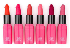 Laymoon rouge à lèvres gag teinte rouge velours, couleur audacieuse parfaite pour fêtes.