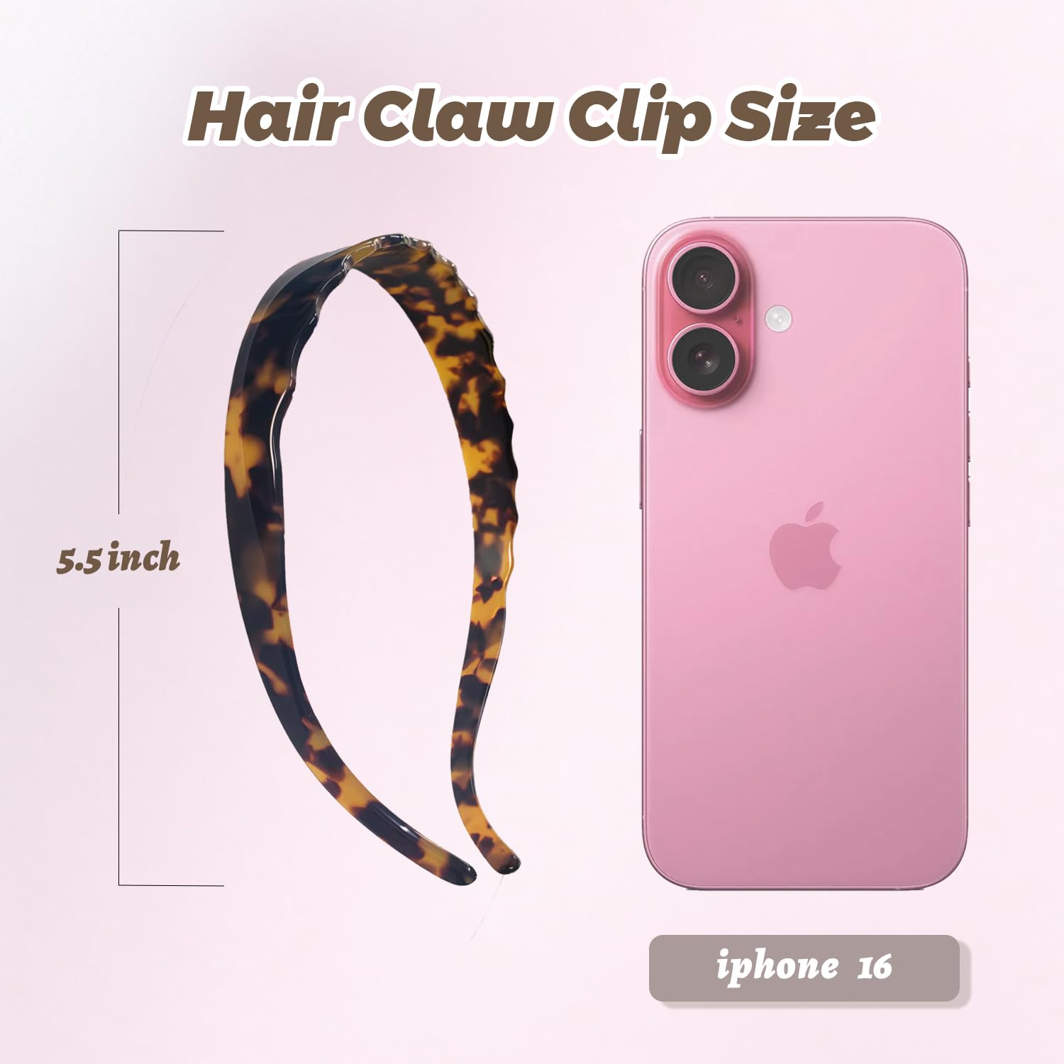 Layongmoli bandeau cheveux marbre terreux: texture naturelle et confort.