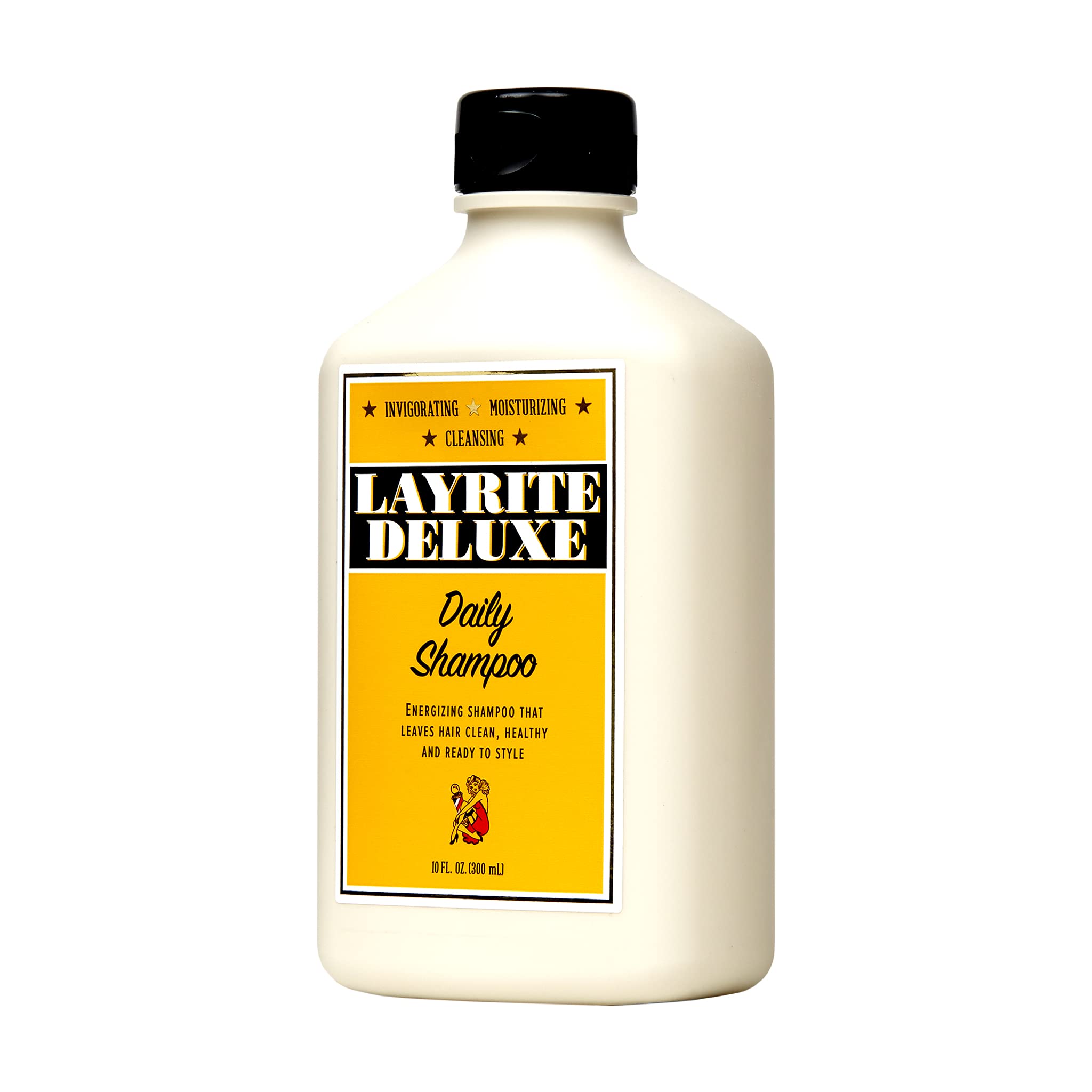 Layrite Daily Shampoo, cheveux après lavage, sensation de fraîcheur et apaisement.