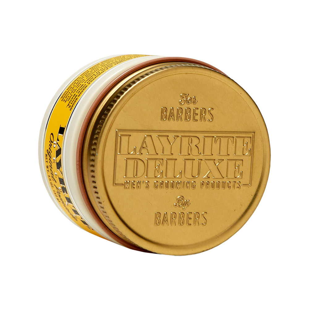 Layrite Original Pomade – tenue durable pour un style qui tient toute la journée.