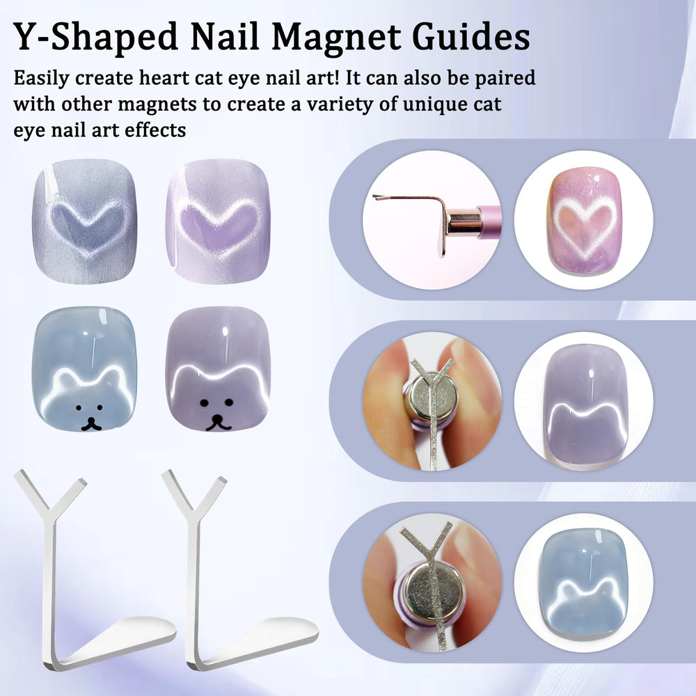 Guides en Y Laza pour motifs œil-de-chat précis