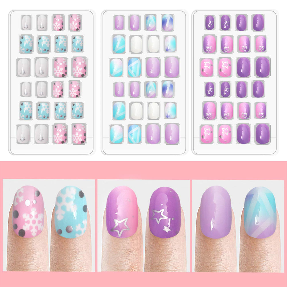 Ongles Laza avec fini mat et top coat UV durable et sans odeur.