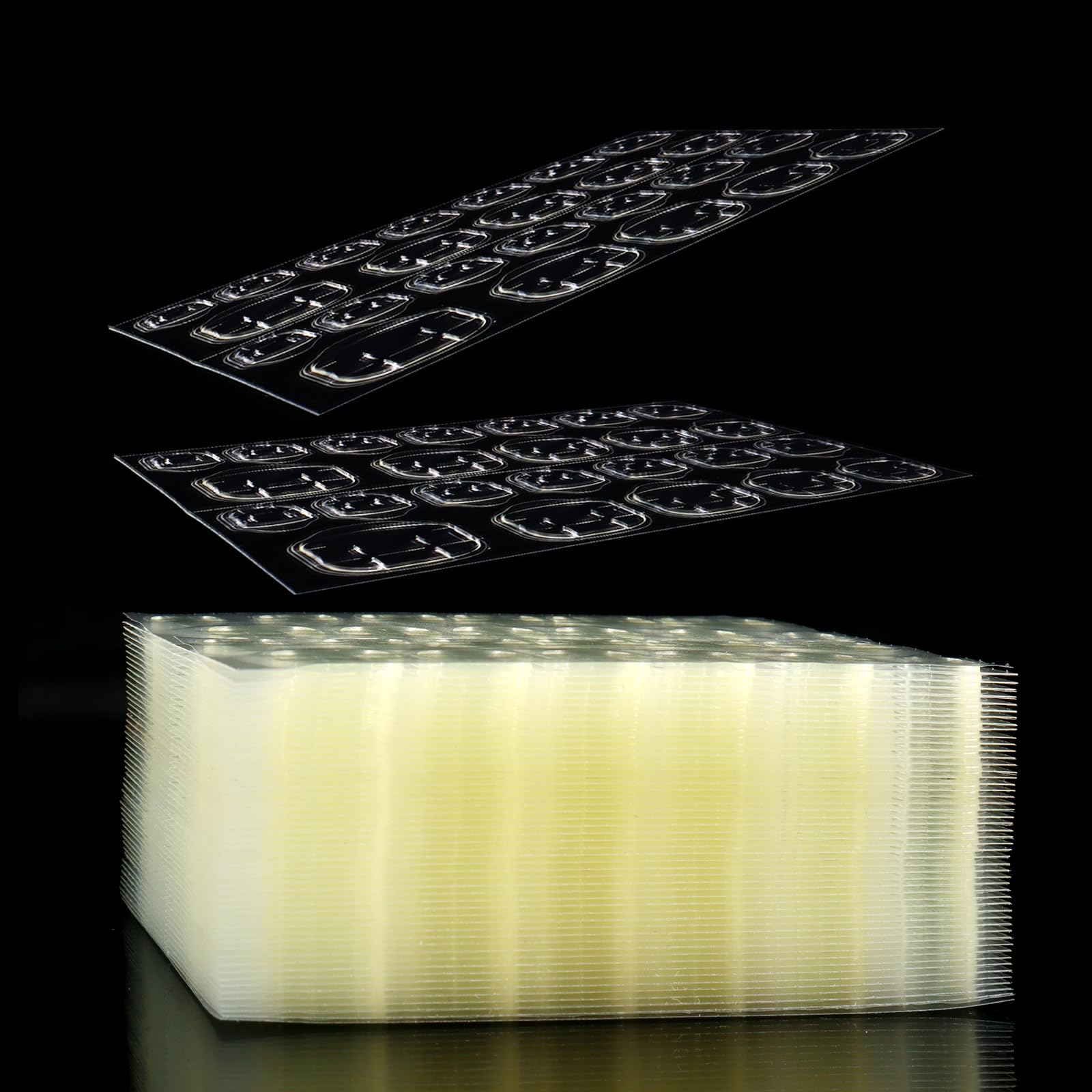 Onglets Laza fins et double-face pour une pose rapide et précise.