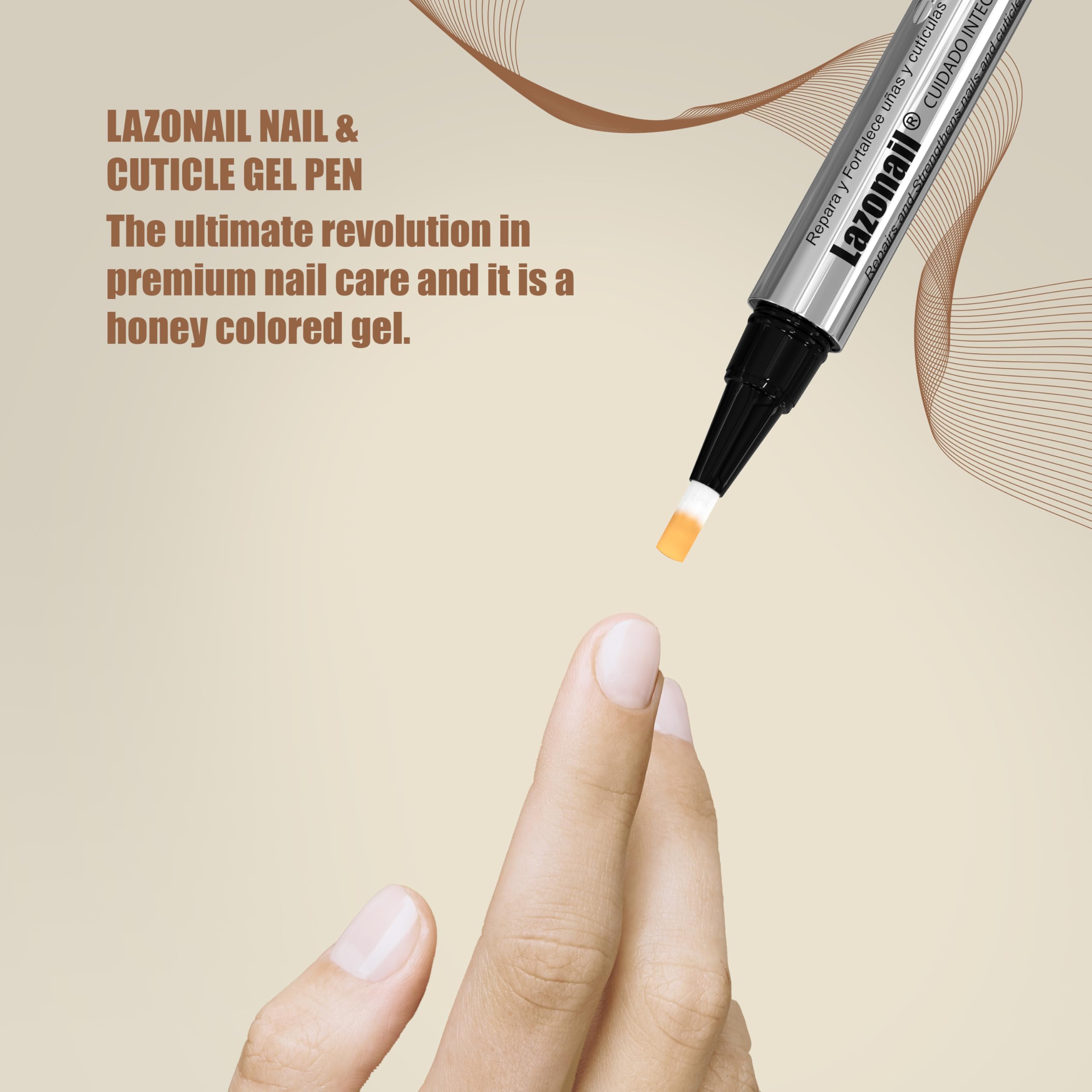 LAZONAIL ongles-plus-forts après semaine, résistance accrue et apparence soignée.