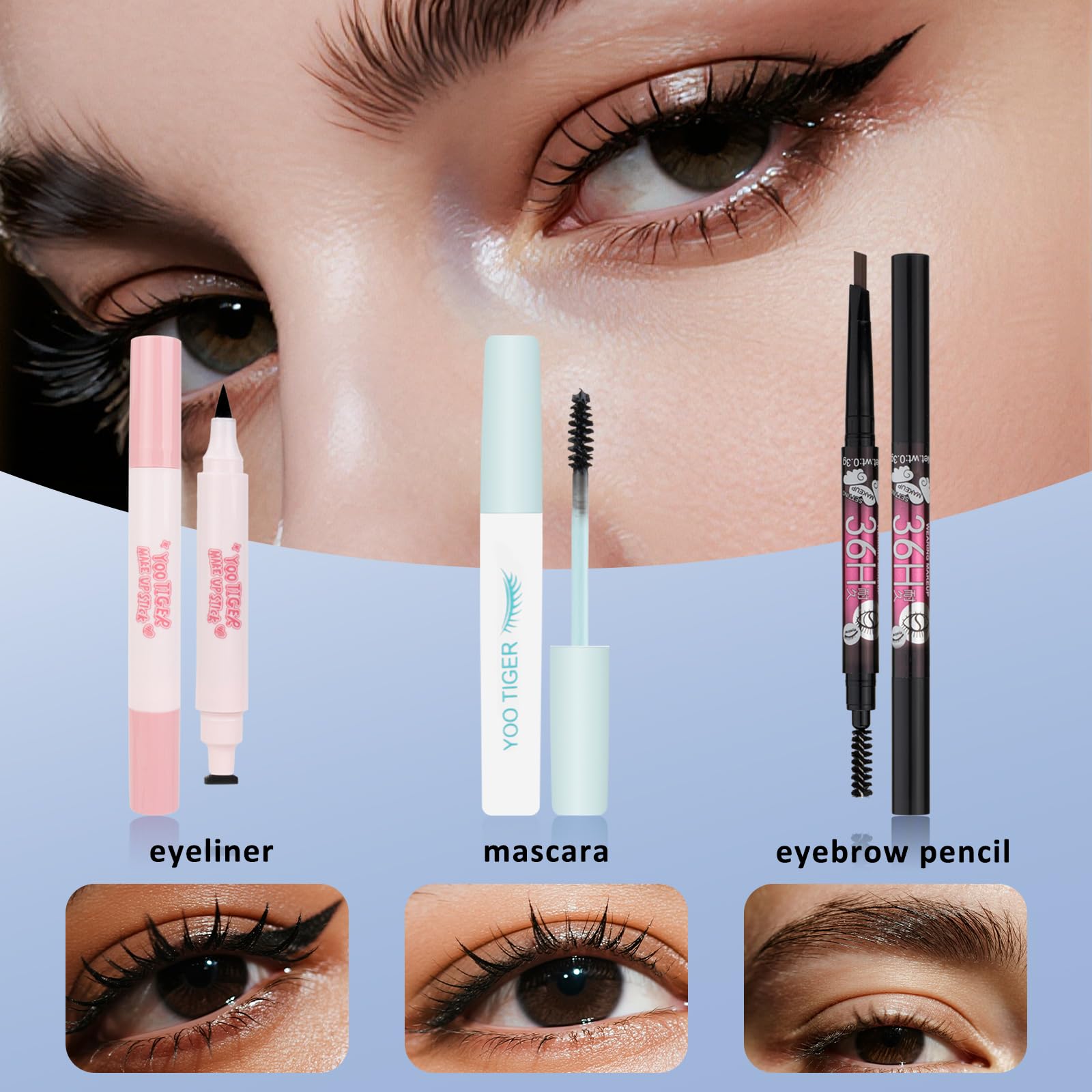 LAZORA crayon sourcils définit le regard avec précision.