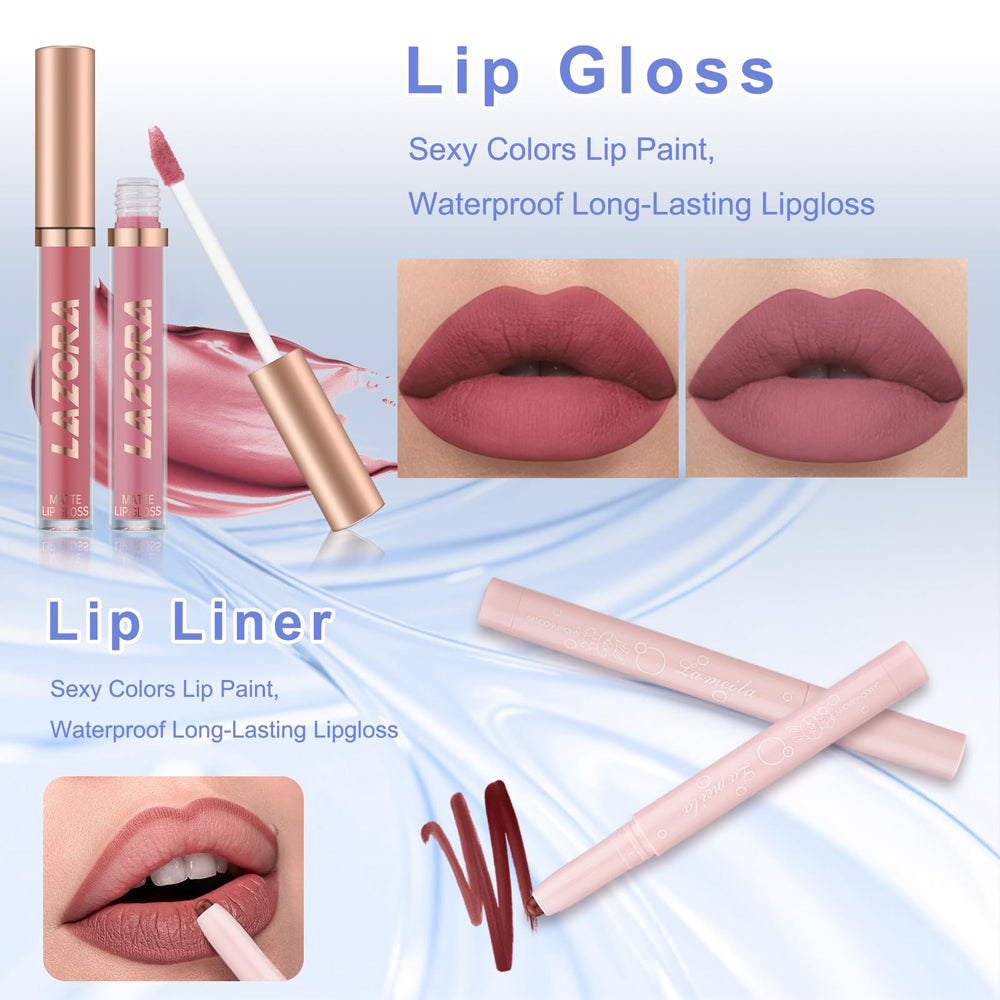 LAZORA eyeliner pencil for precise lines and depth