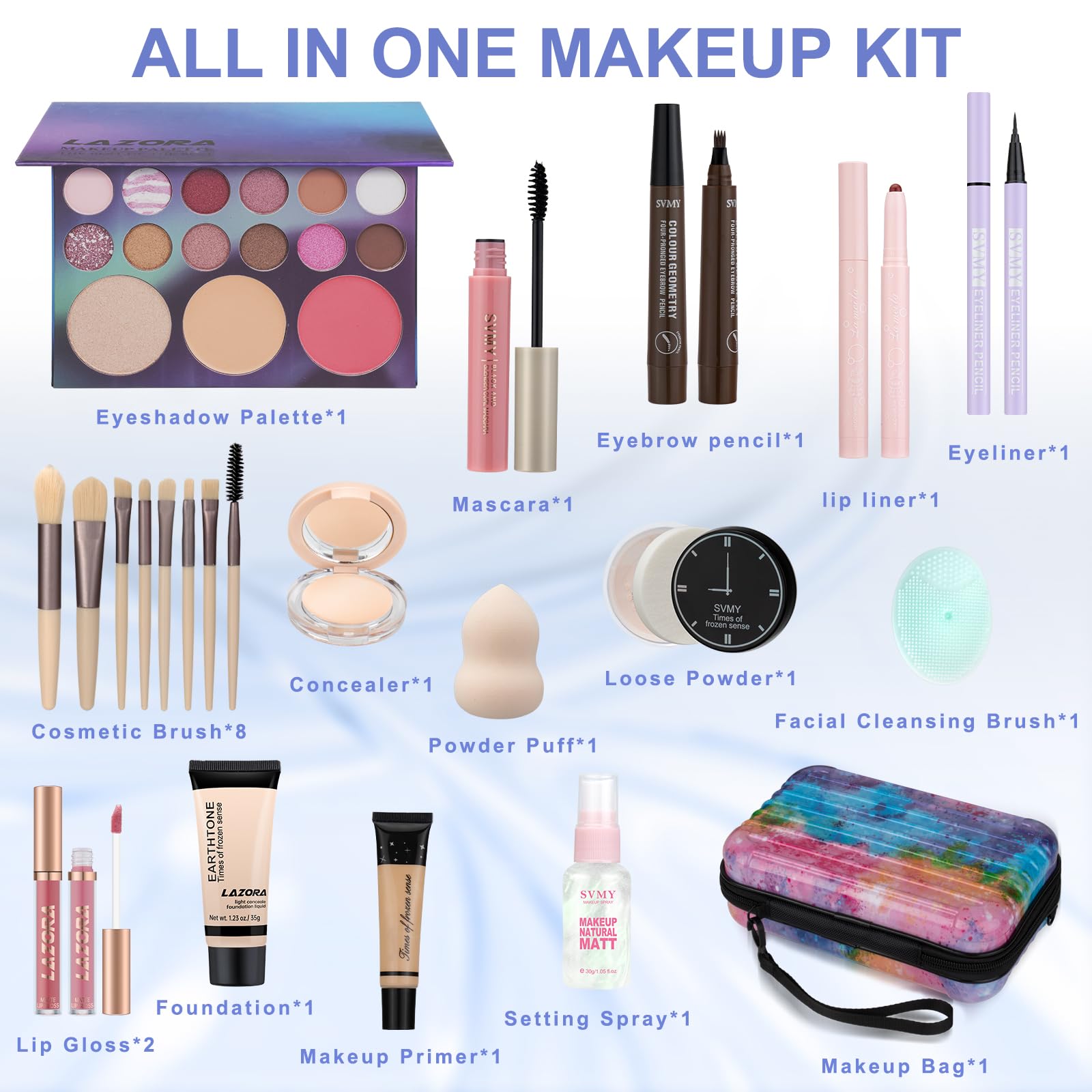 LAZORA foundation bottle for even tone and natural finish