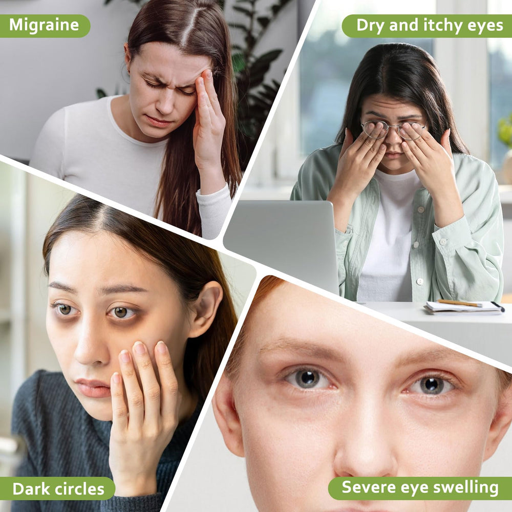  LazyGa masque yeux en jade réutilisable, facile à nettoyer après utilisation.