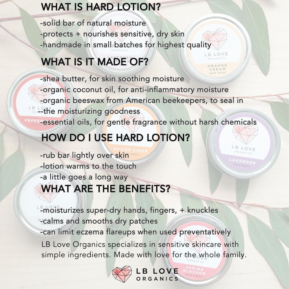 Texture douce de la barre, application facile sur mains et pieds secs.
