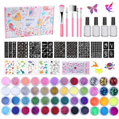 LCDGTJ kit-paillettes-visage-corps pour maquillage temporaire amusant et sûr