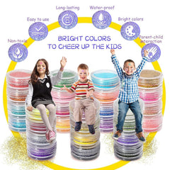 LCDGTJ paillettes-couleurs-fluorescents pour effets lumineux et visibles en soirée