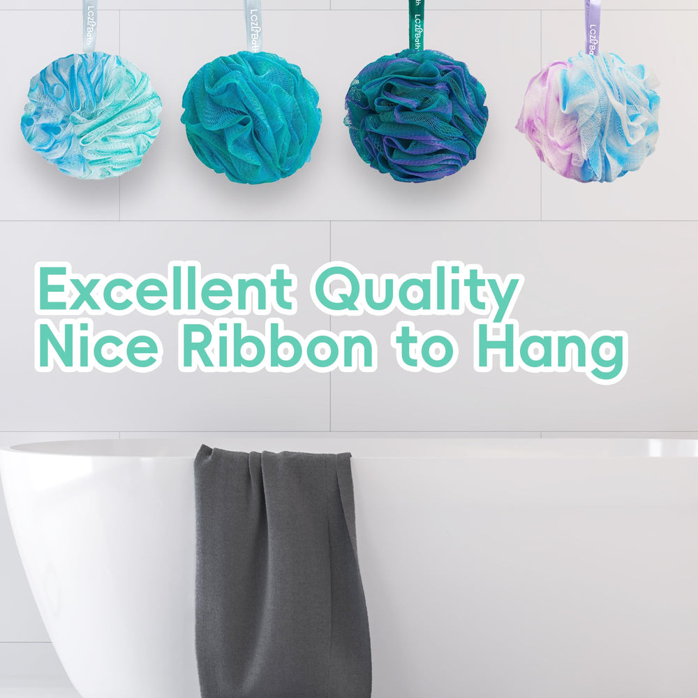 LCZLBath Loofah noeud durable resistance a l usure