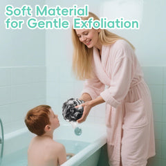 Maille dense LCZLBath Luffa favorise une mousse généreuse et exfoliation douce.