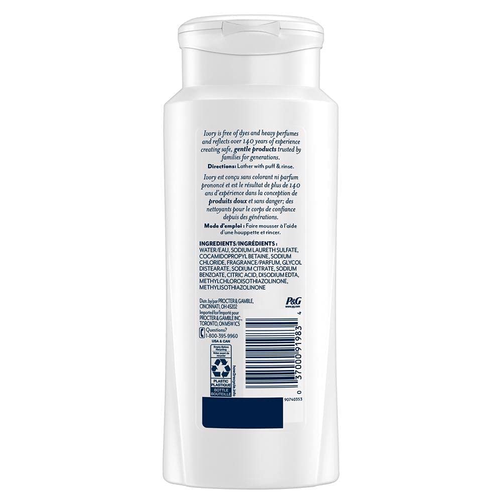 LDREAMAM Ivory gel douche Original – pack de trois pour toute la famille.