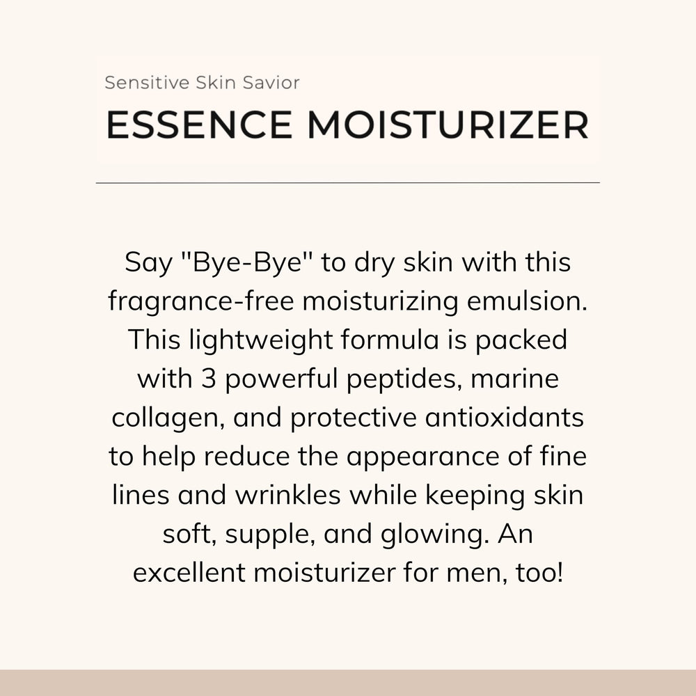 Le Mieux Essence: peptides actifs soutenant une peau ferme et lisse.