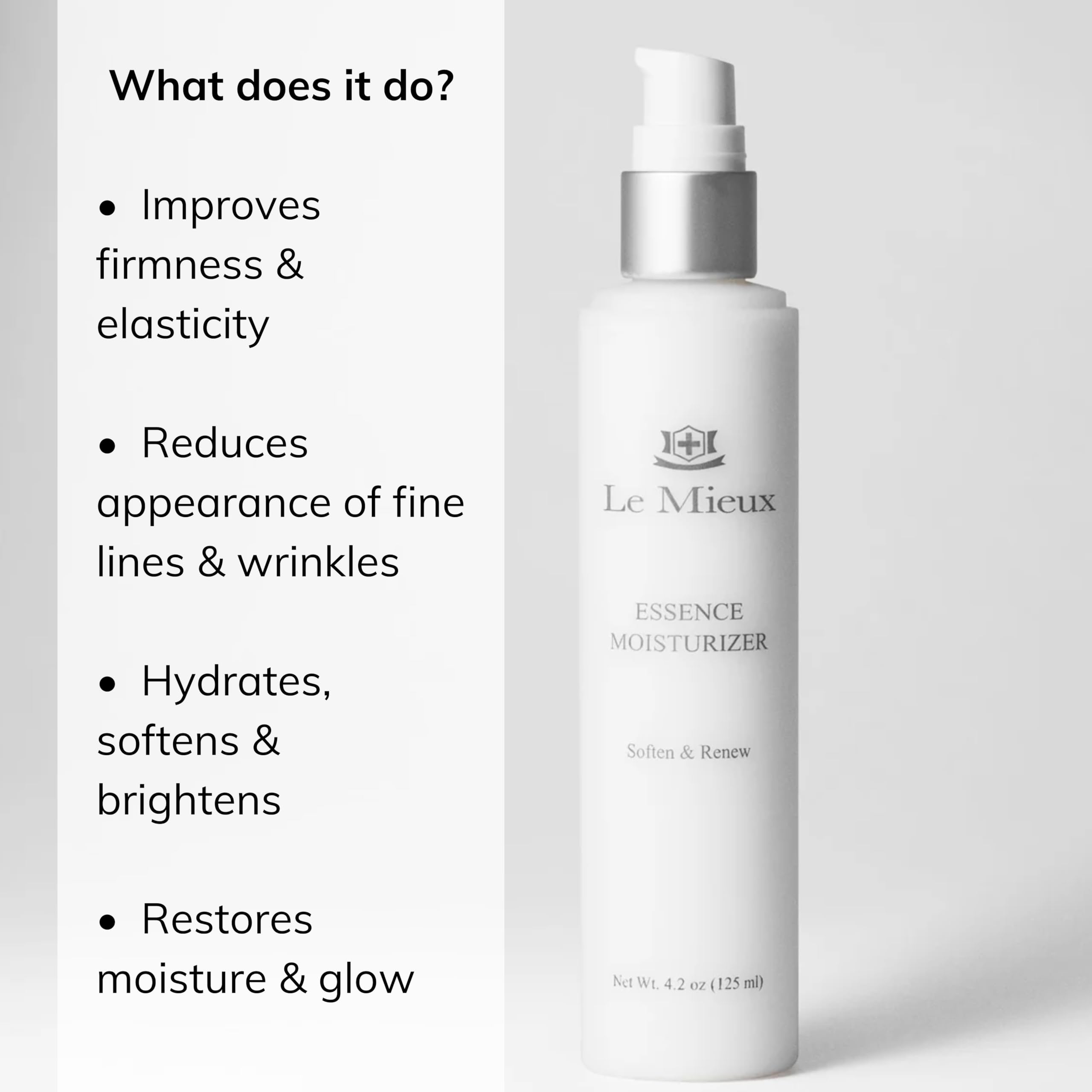 Le Mieux Essence: texture-cremeuse satinée prête à être appliquée.