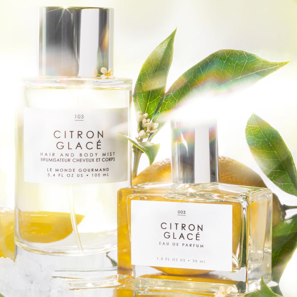 Le Monde Gourmand Citron Glacé: formule vegan et Cruelty-Free sans parabènes ni phtalates.