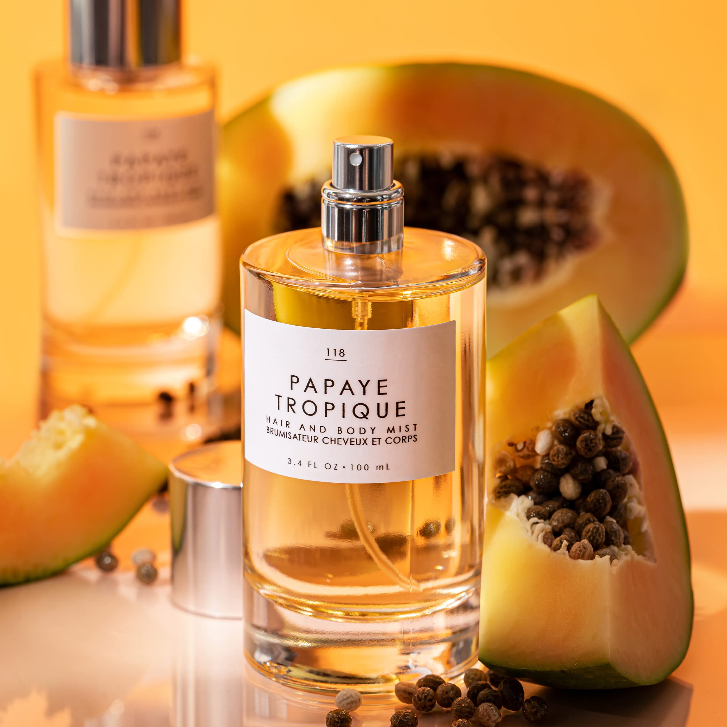 Le Monde Gourmand Papaye Tropique – brume sur vêtements pour une sensation durable.
