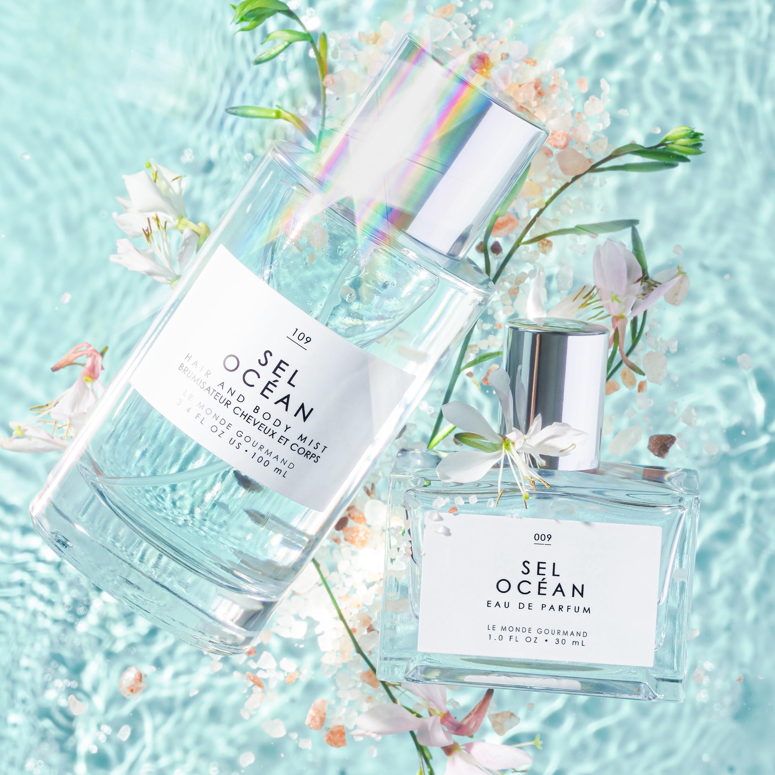 Le Monde Gourmand Sel Océan – parfum-vegan et sans cruauté envers les animaux pour une routine.
