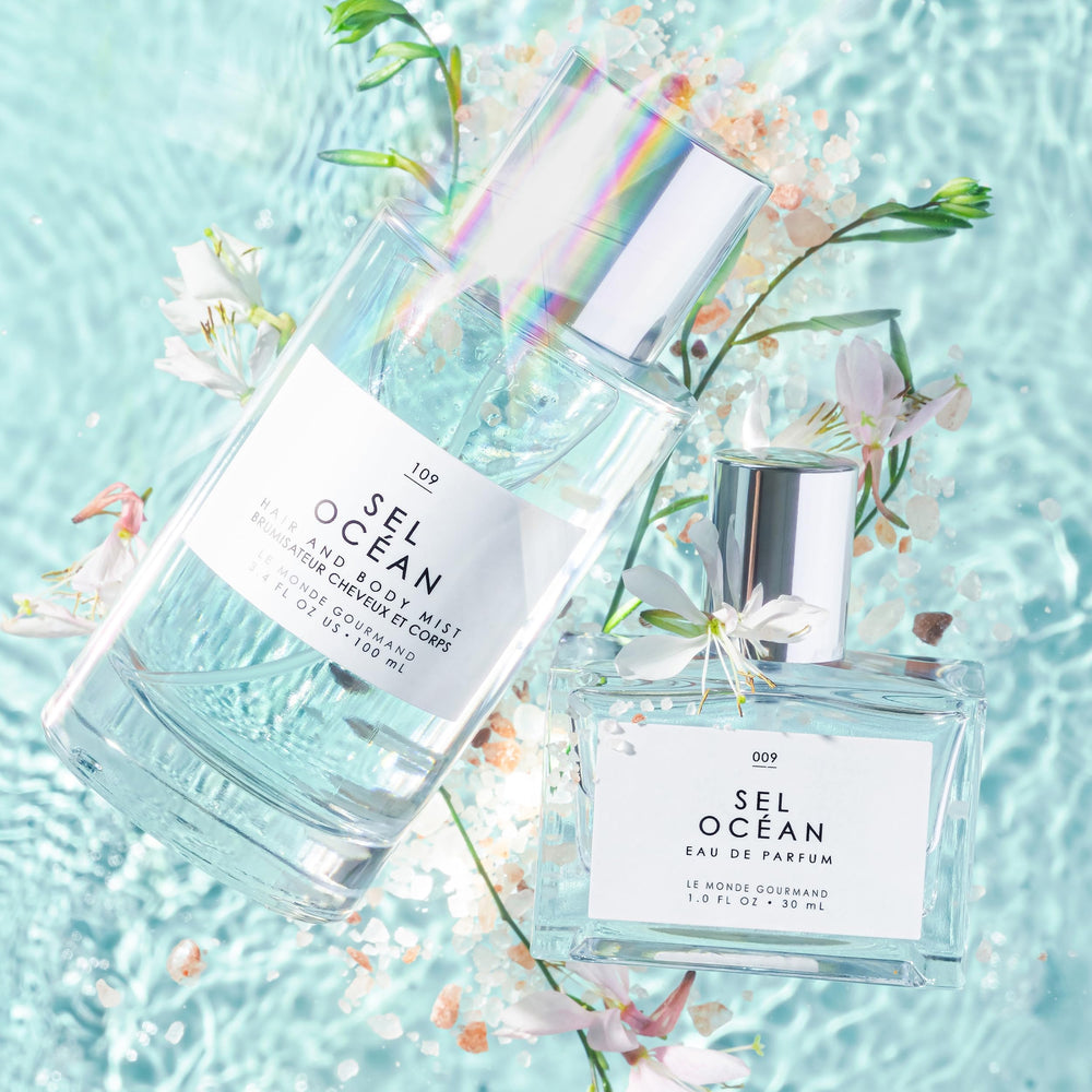 Le Monde Gourmand Sel Océan – parfum-vegan et sans cruauté envers les animaux pour une routine.