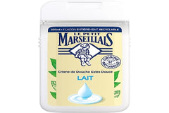 Le Petit Marseillais Crème douche lait Extra Douceur, texture veloutée pour la peau au quotidien